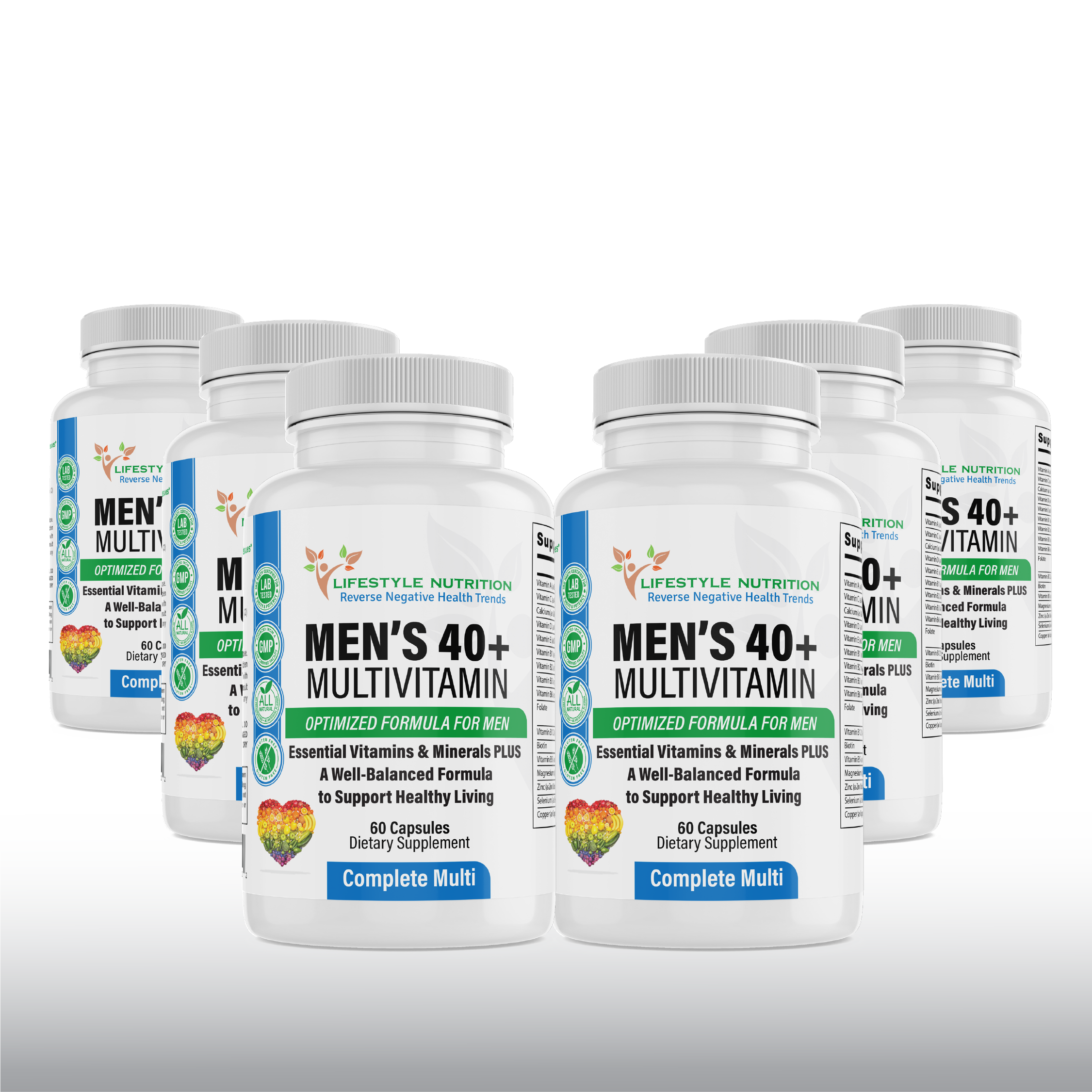 Men's 40+ Multi-Vitamin (6-Pack)